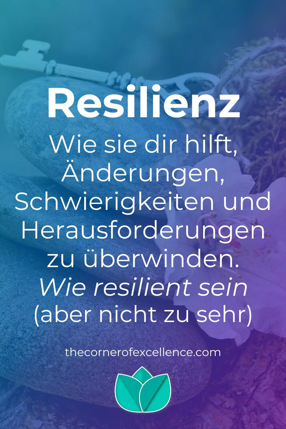 was Resilienz bedeutet Resilienz Bedeutung Resilienz trainieren Resilienz ueben resilient sein Steine Schluessel Blume