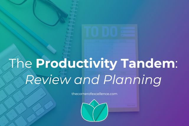 to do list task list notebook pencils keyboard The Productivity Tandem Review Planning