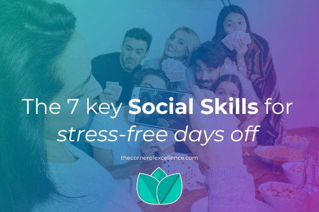 friends playing cards social skills for stress-free days off social skills enjoy stress-free holidays